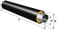 Труба стальная предварительно теплоизолированная в ПЭ оболочке 32/90