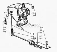Муфта упругая VE 1414 регулятора торозных сил КрАЗ 65055-3533110